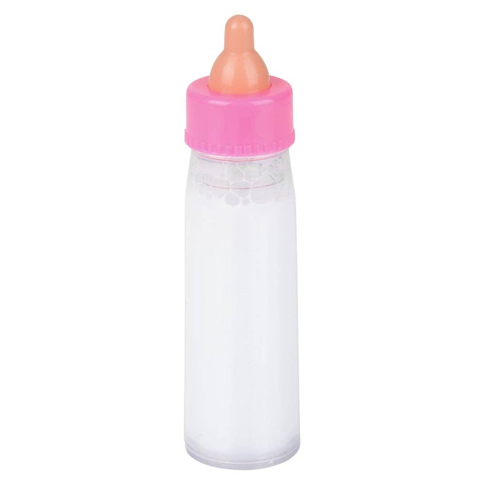 Magic Baby Bottles Set of 2 – Disappearing Milk & Juice Pretend Play Doll Feeding Bottles, Interactive Baby Doll Accessories for Kids Ages 3+