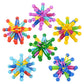 3-Inch Mini Collapsible Balls – Set of 3 Colorful Expanding Fidget Toys