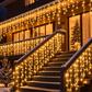 SOLIGHTU 50ft 500LED Icicle Christmas Lights – Plug-in, Indoor/Outdoor Decoration