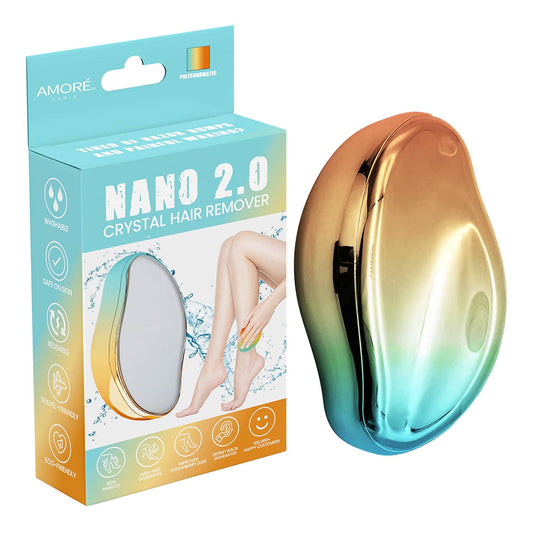 HANDHELD CRYSTAL NANO BLADE-LESS HAIR SHAVER - POLYCHROMATIC