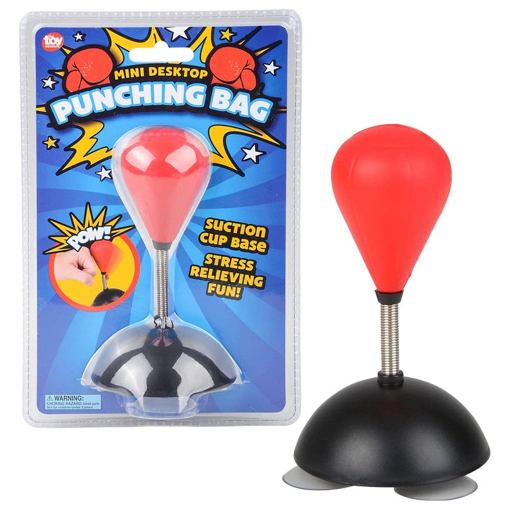 5-Inch Mini Desktop Punching Bag – Stress-Relief Desk and Fidget Toy 1 per Order