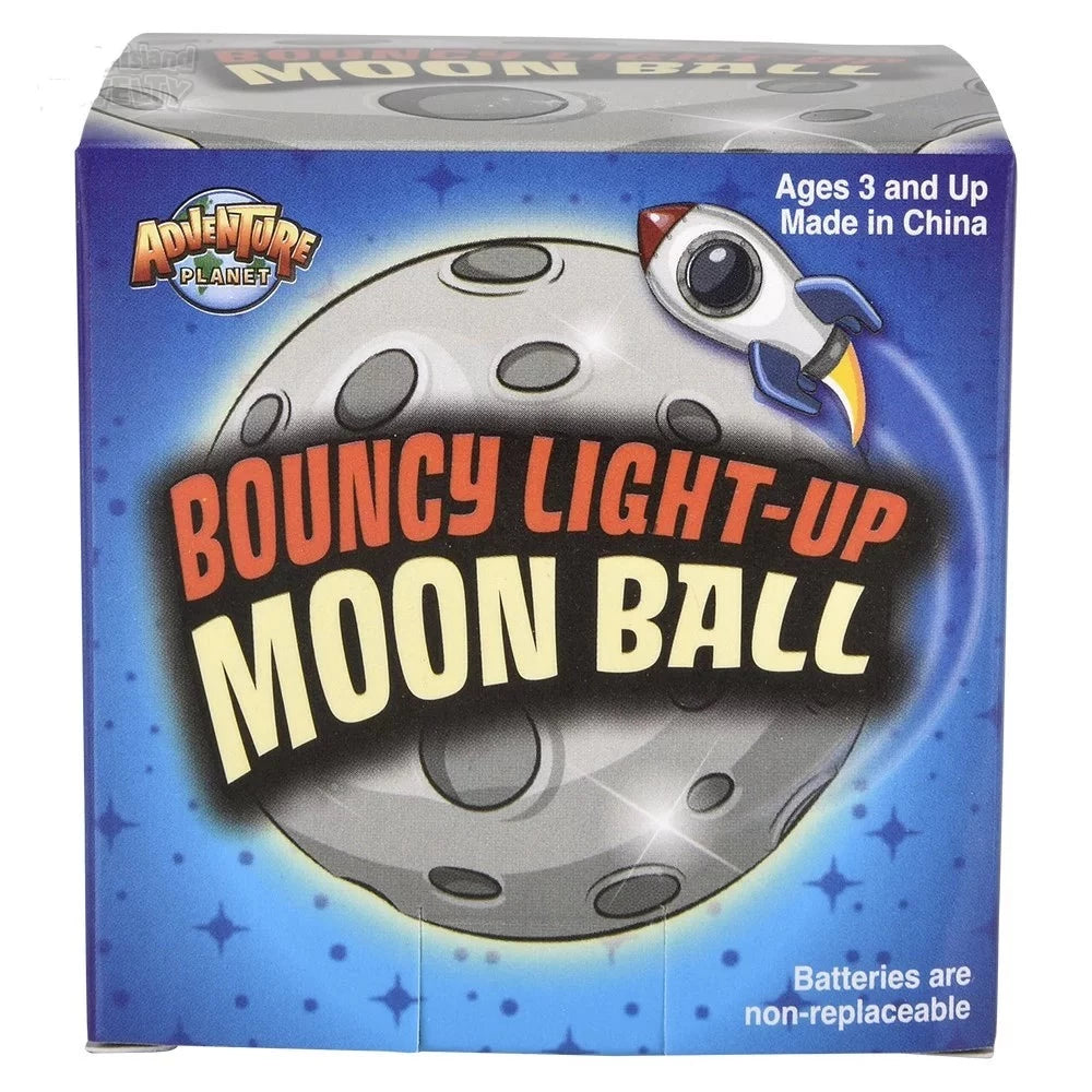 2.75" Light-Up Moon Bounce Ball Set of 2