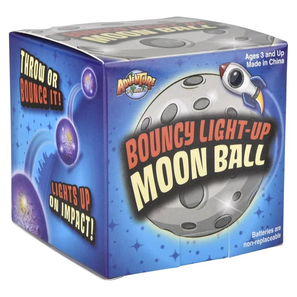 2.75" Light-Up Moon Bounce Ball Set of 2