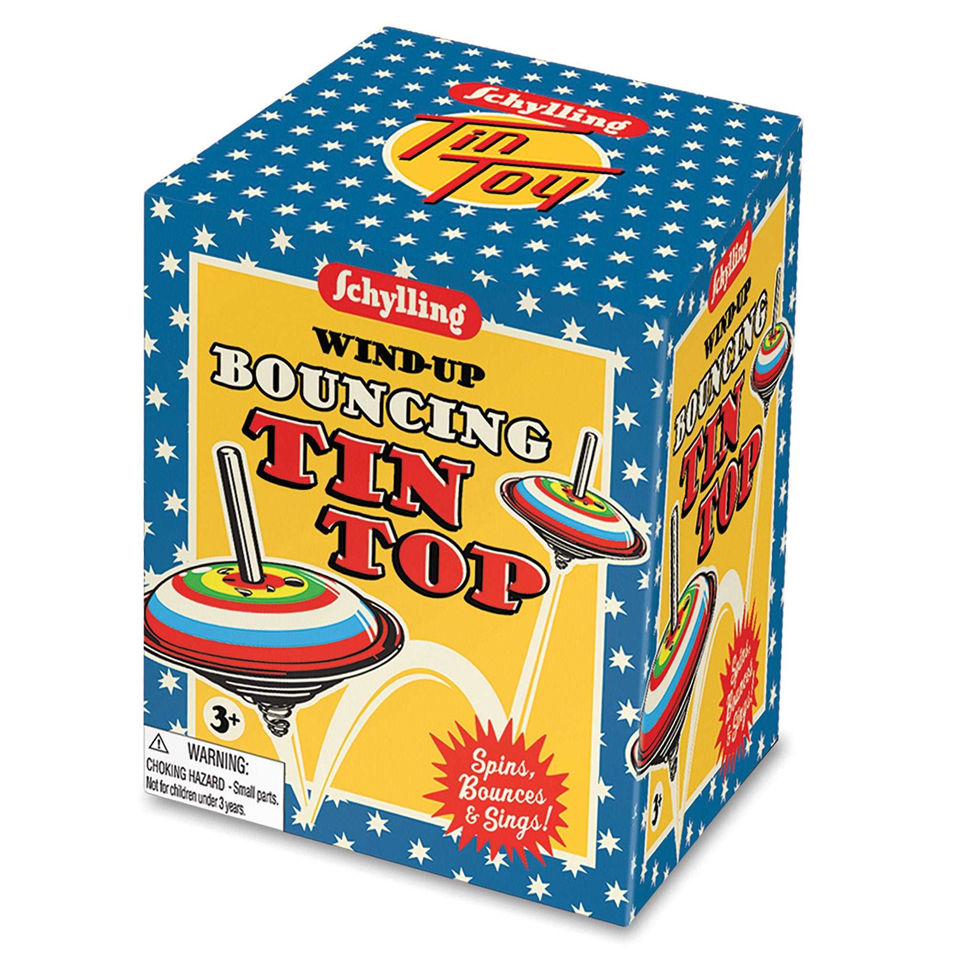 Bouncing Tin Top Set of 2