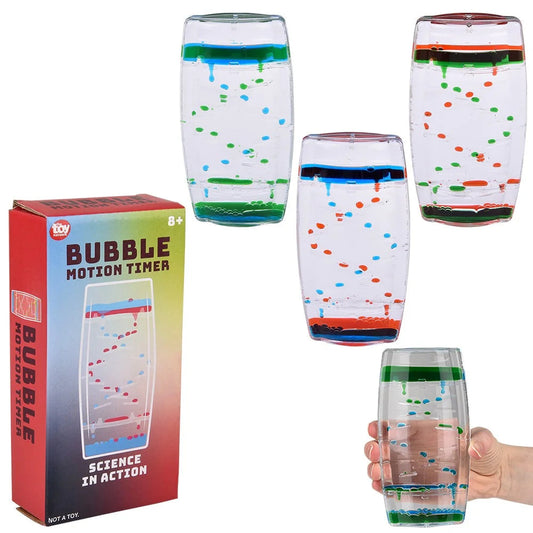Bubble Motion Timer – 6" Liquid Sensory Desk Toy