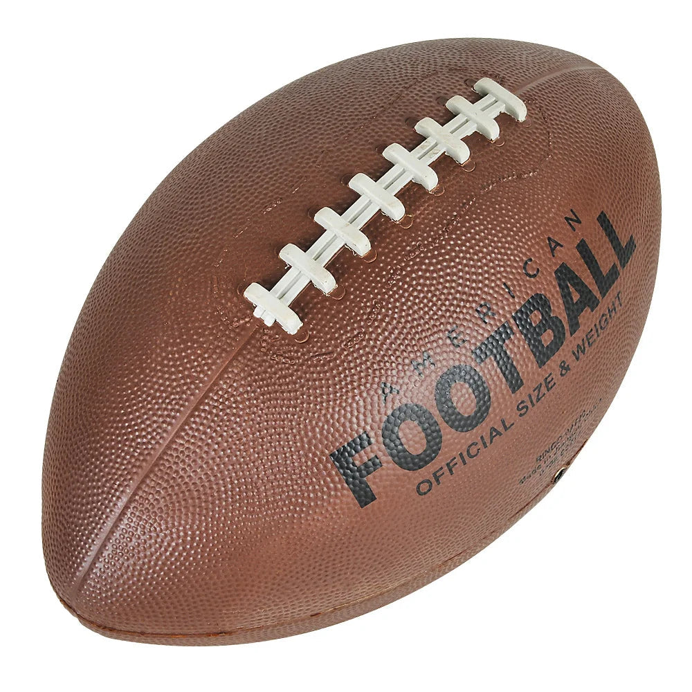 11" Regulation Size American Football with 8" Mini Ball Pump & 2 Inflation Needles – Sports Ball Set for Practice, Outdoor Play, Game Prizes & Gifts, Ages 8+