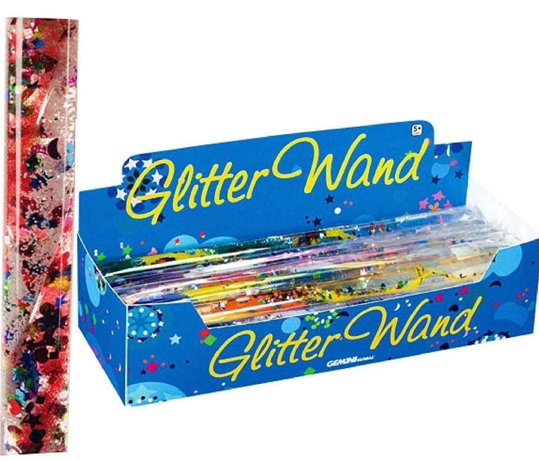 Jumbo Spiral Glitter Wands (12.5 Inches) Gift Set Party Bundle-3 Pack (Assorted)