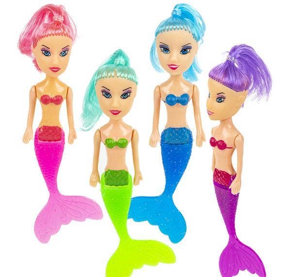 5-Inch Mermaid Dolls – 4 Assorted Colors