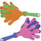 7.5-Inch Hand Clappers – Colorful Noise Makers, 1 per Assorted Colors