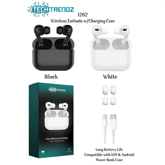 Pro Style Wireless Earbuds W/Charging Case