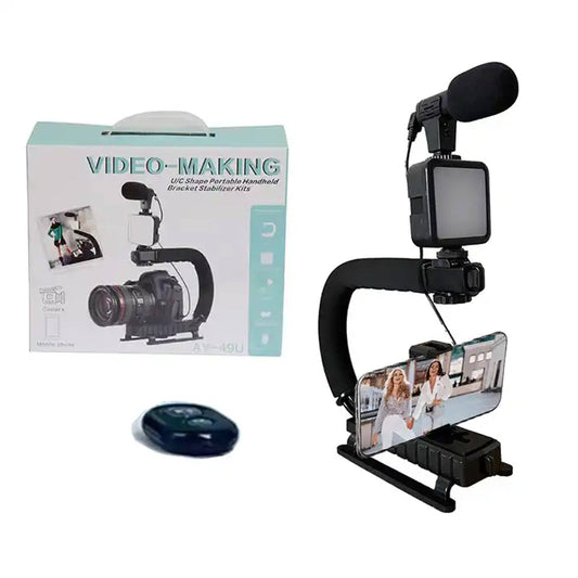 Portable Vlogging Kit with Microphone