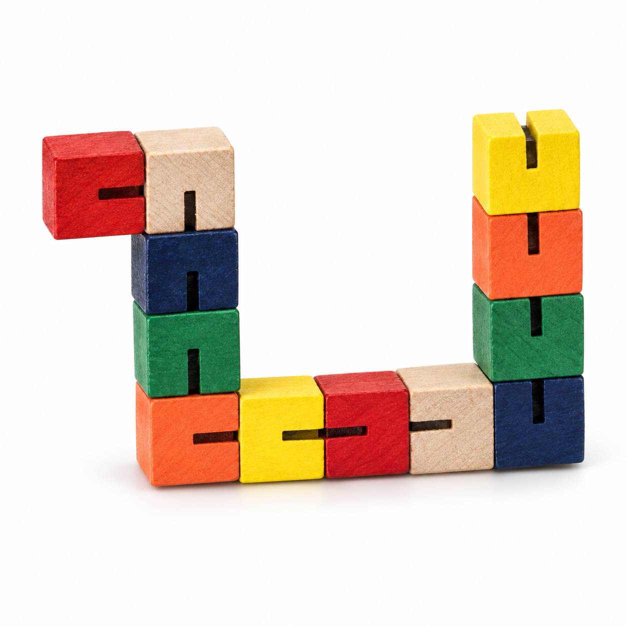 Wooden Fiddle Fidget Puzzle – Twist-and-Turn Sensory Brain Teaser Toy 1 Per Order