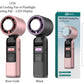 Handheld Ice Cooling Fan & Flashlight