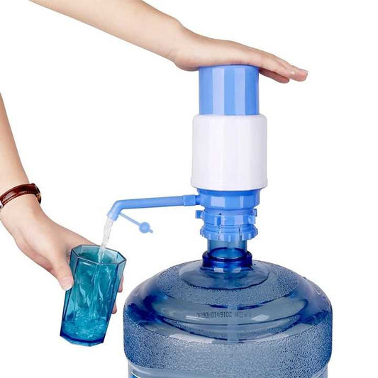 Title: Hand Press Water Bottle Dispenser Pump for 19L/20L (5 Gallon) Bottles – Portable Manual Plastic Water Pump