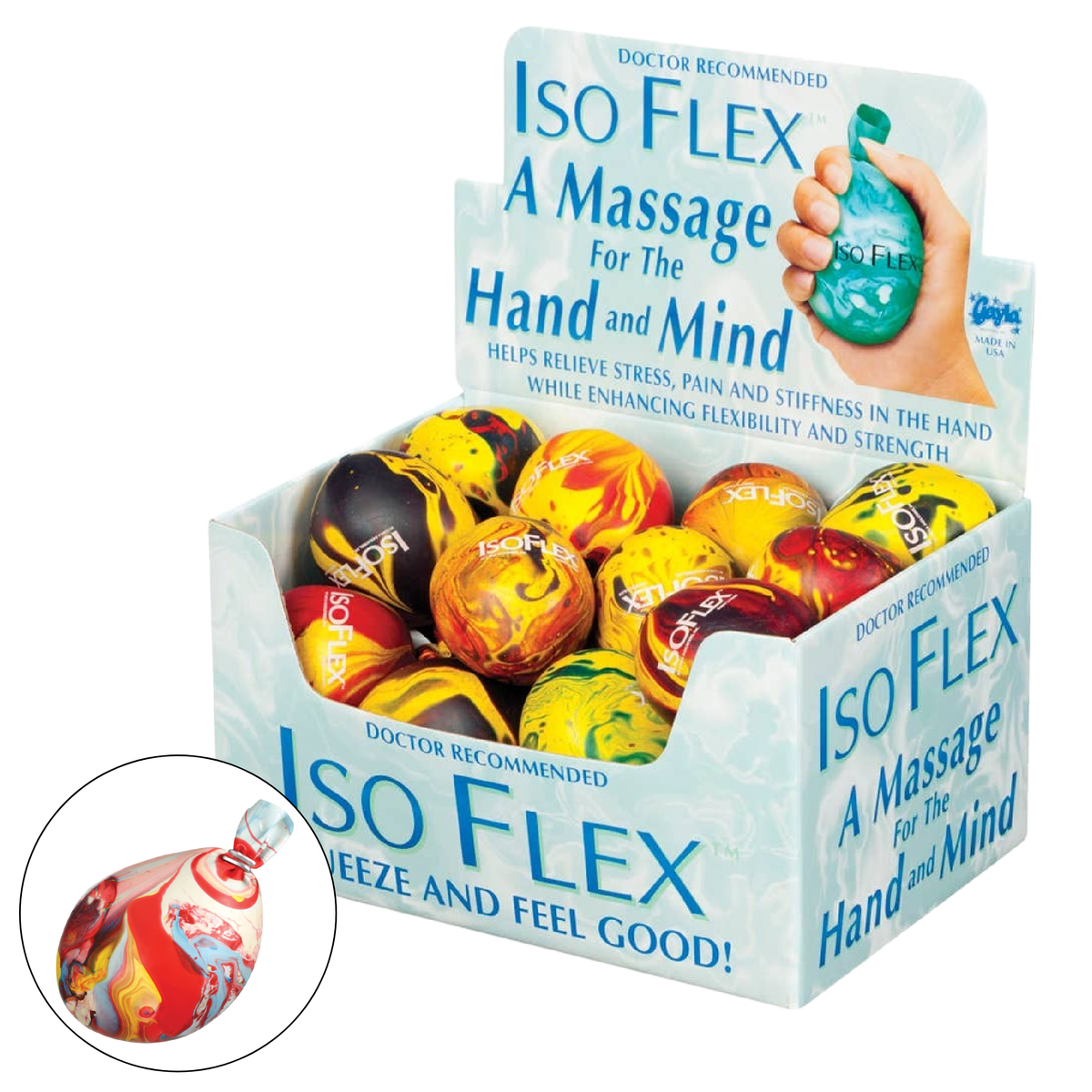 ISO Flex Stress Balls (squishy toy)