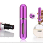 Luxury Travel Perfume Atomizer Refillable Mini Spray Bottle, Portable Leakproof Fine Mist Sprayer, 5mL