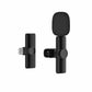 Wireless Lavalier Microphone Kit with Receiver, Clip-On Wireless Mic for iPhone, Android & Camera, Noise Reduction, Rechargeable for Vlogging, Podcasting, Interviews & Live Streaming