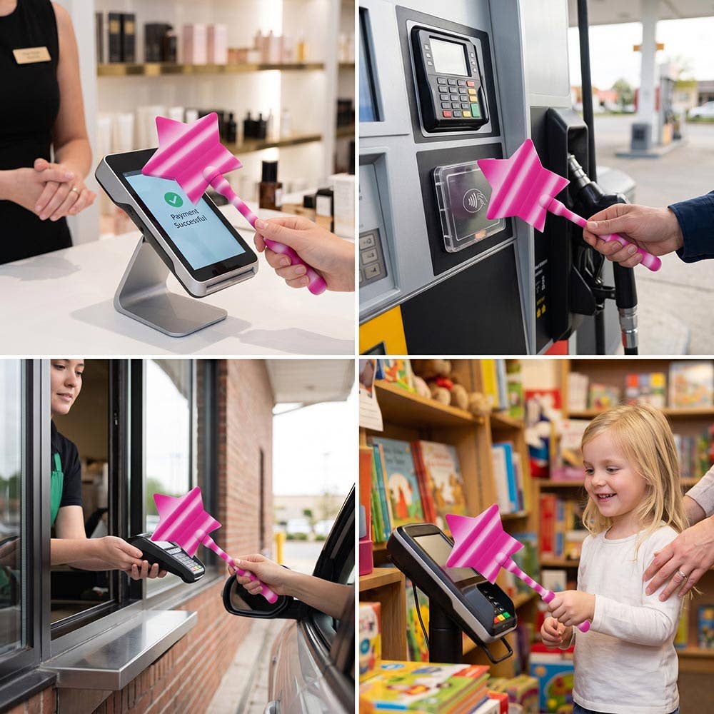 Star Credit Card Payment Magic Wand Toy