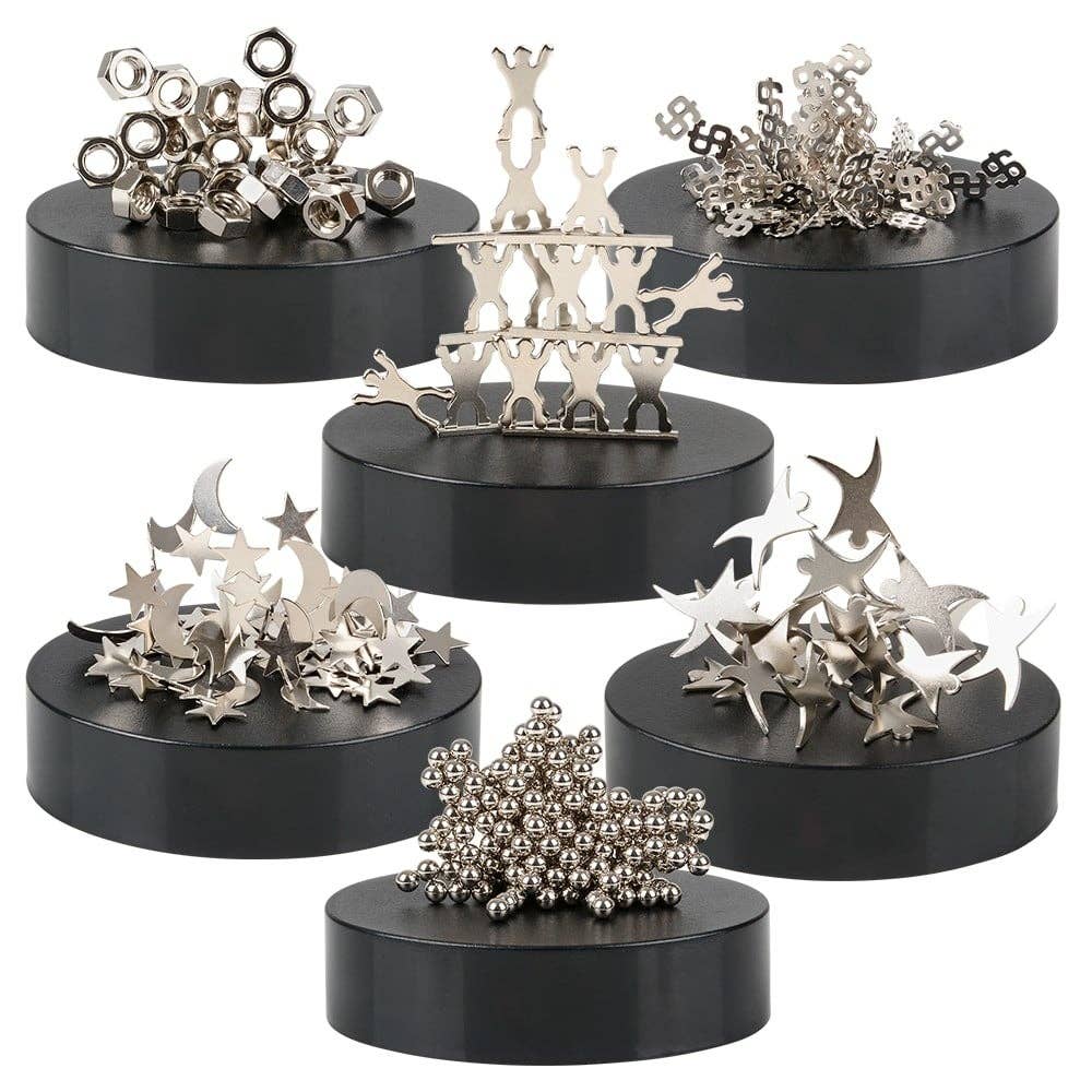 3.5-Inch Magnetic Sculpture Building Sets – Complete Set of 6