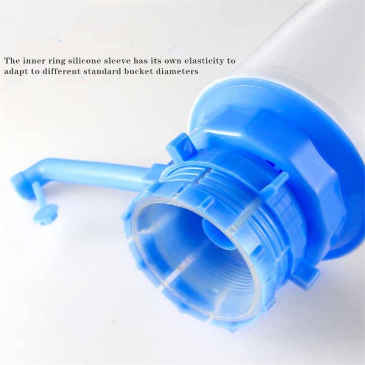Title: Hand Press Water Bottle Dispenser Pump for 19L/20L (5 Gallon) Bottles – Portable Manual Plastic Water Pump