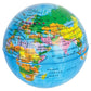 Toys 3-Inch Globe Stress Balls – Set of 6 World Map Squeeze Toys
