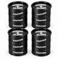 Barrel of Slime Set of 4 – Black Slime in Barrel-Shaped Containers, Fidget Toy, Ages 3+