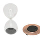 Magnetic Hourglass Glass Sand Timer 7Inches