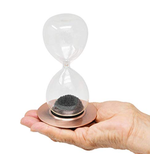 Magnetic Hourglass Glass Sand Timer 7Inches