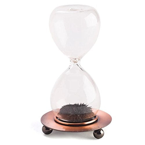 Magnetic Hourglass Glass Sand Timer 7Inches