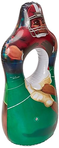 Inflatable Sports Toss Game, boys girls sports games football and baseball, Multicolor