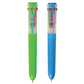 Ten Color Retractable Pen Set of 3  Retro Pens