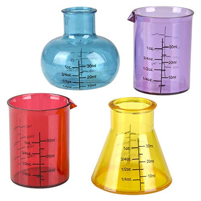 Chemistry Beaker Shot Set 4PC