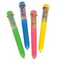 Ten Color Retractable Pen Set of 3  Retro Pens