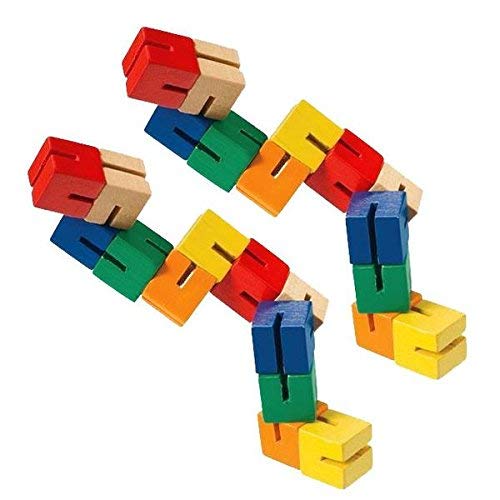 FlexiBlox Wooden Puzzle Fidget - 2 Pack