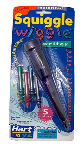 Squiggle Wiggle Writer - The Original Vibrating Motorized Pen - 4 Pack