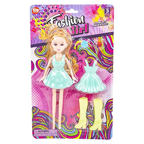 Rhode Island Novelty 9 Inch Fashion Doll, Set of 3