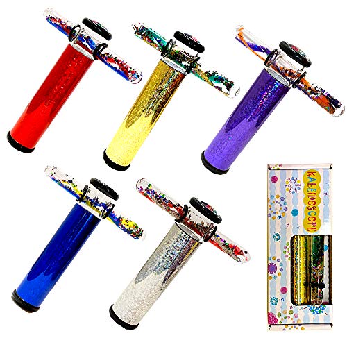 Liquid Glitter Filled Wands Kaleidoscope 6 pack