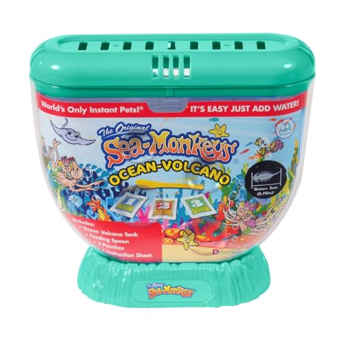 Sea-Monkeys® Ocean Volcano - World's Only Instant Pets® - Assorted Colors - Ages 6+ (Pack of 1)