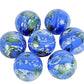 EARTH DAY, 49MM EARTH BALL, 1 DOZEN, A global approach to hi-bounce fun. 1.9in. Diameter. For ages 5+.