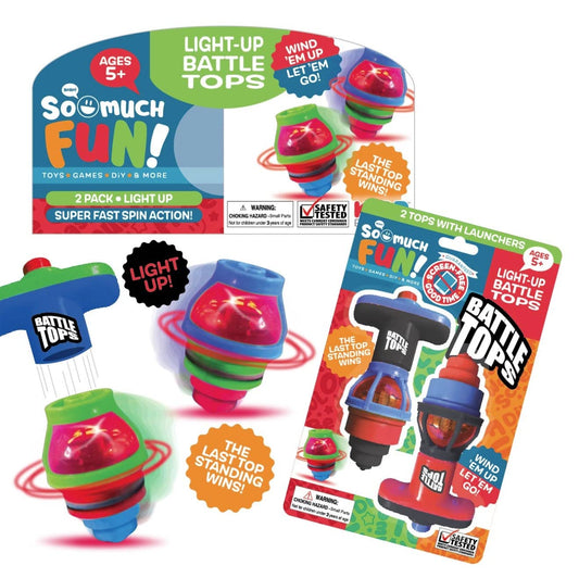 So Much Fun! - 2 Pack Light Up Battle Tops